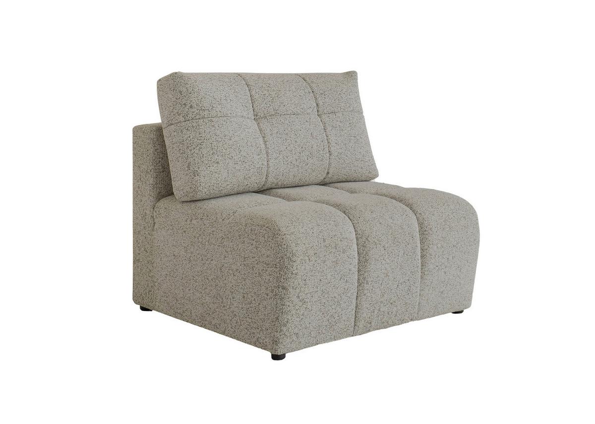 Sofaelement Lulu Grau B: 96cm - Schwarz/Grau, Design, Textil (96/94/96cm) - MID.YOU