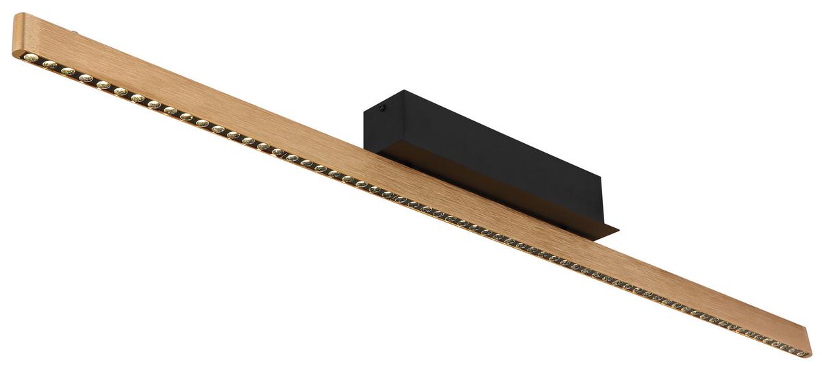 LED-Hängeleuchte 17013hg Dentsy - Schwarz/Kupferfarben, KONVENTIONELL, Metall (120/4/120cm) - Globo