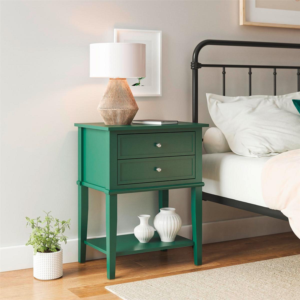 Beistelltisch Franklin Dunkelgrün B: 56 Cm - Dunkelgrün, Design, Holz/Holzwerkstoff (56/40/72cm) - MID.YOU