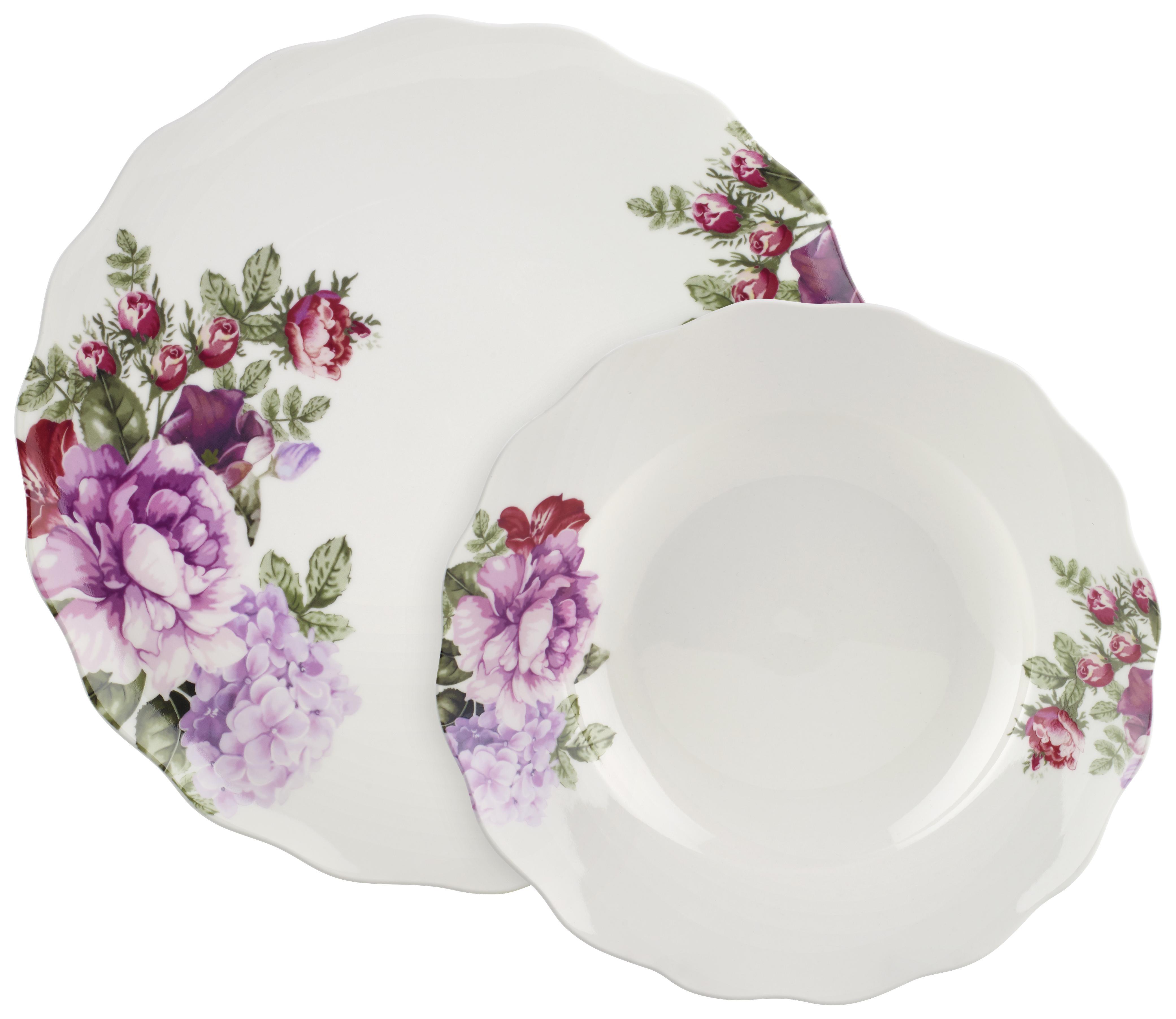 Étkészlet Rosabella - Színes, romantikus/Landhaus, Kerámia - James Wood