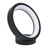 LED-Tischlampe Marghera Schwarz/Weiß Farbwechsler - Schwarz/Weiß, Design, Kunststoff/Metall (27/26,5cm) - Eglo