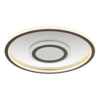 Led-deckenleuchte 48556-40 - Weiß/Grau, KONVENTIONELL, Kunststoff/Metall (43,2/5cm) - Globo
