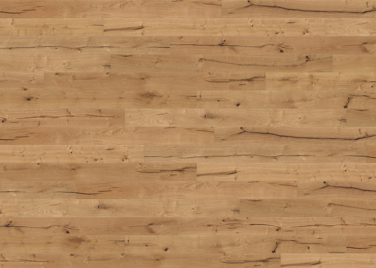 Parkettboden Eichefarben Landhausdiele Stärke 12mm - Eichefarben, Basics, Holzwerkstoff (18/220cm) - Living by HARO