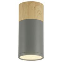 LED-Deckenleuchte 2284279 Tube - Grau, Natur, Metall (7,5/7,5/15cm)