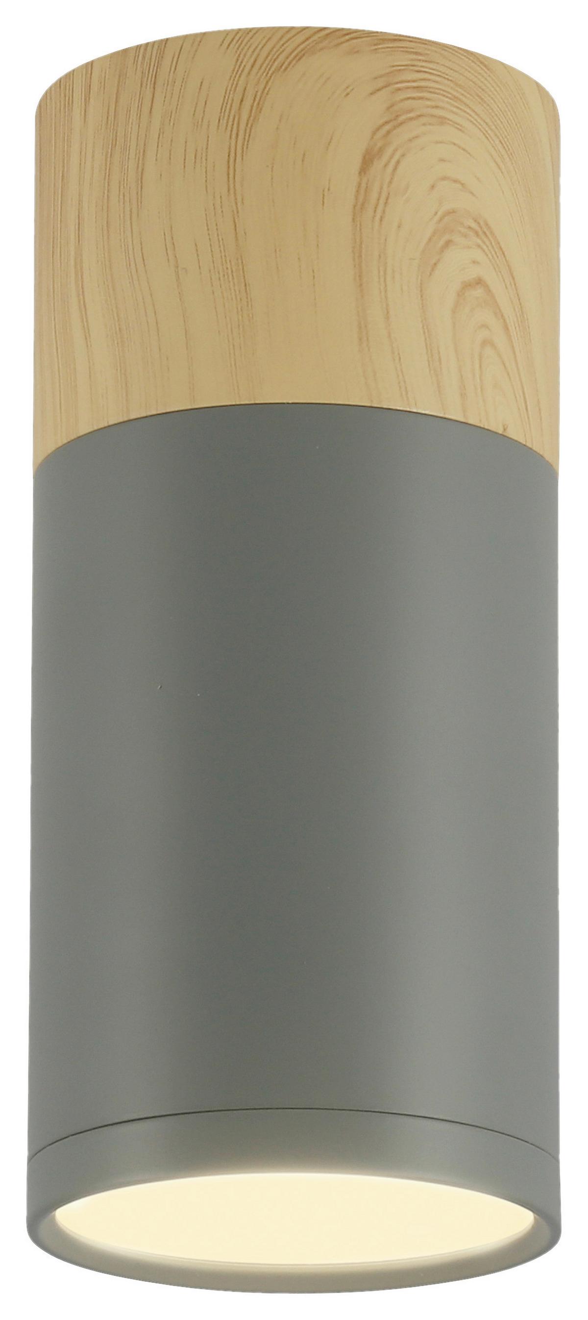 LED-Deckenleuchte 2284279 Tube - Grau, Natur, Metall (7,5/7,5/15cm)