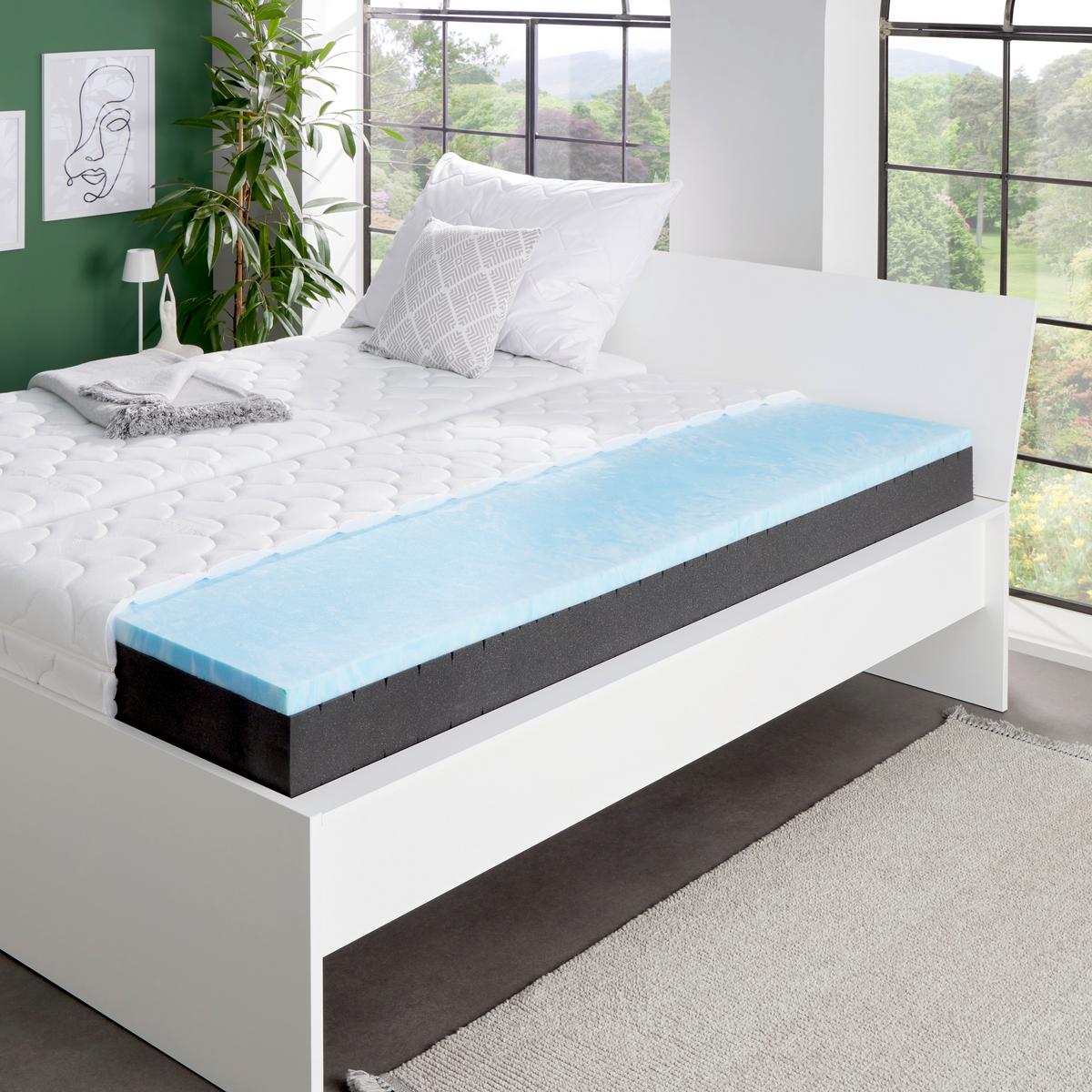 Matratze Moava 90x200 Cm H3 H: 19 Cm - Weiß, Textil (90/200cm) - Primatex