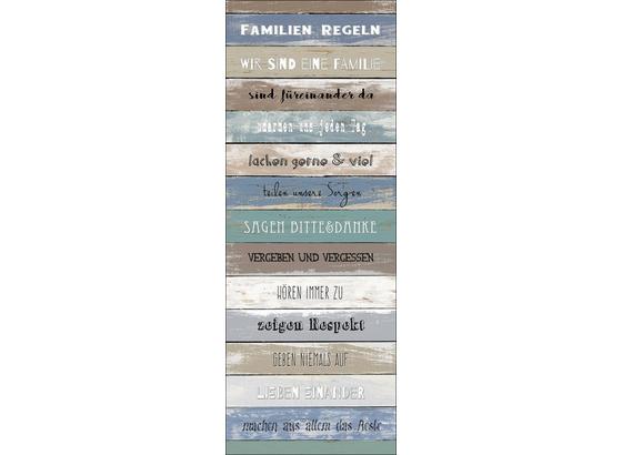 Keilrahmenbild Colorful Rules I - Blau/Braun, Holz/Holzwerkstoff (27/77/2cm) Keilrahmenbild Colorful Rules I - Blau/Braun, Holz/Holzwerkstoff (27/77/2cm)
