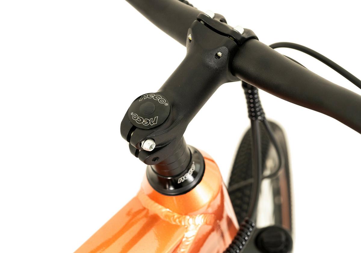 Elektrofahrrad Totem E-Mtb Grau, Orange, 29 Zoll - Grau, Basics, Metall (21/116/188cm)