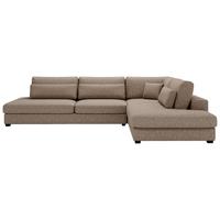 Sven Hellbraun S: 332x244 Cm - Hellbraun/Schwarz, Design, Textil (332/244cm) - Livetastic