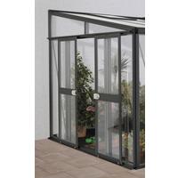 DOPPELTÜR-KIT FÜR GEWÄCHSHAUS HEL/ATH MIT ESG - Alufarben, Basics, Glas/Metall (119/176cm)