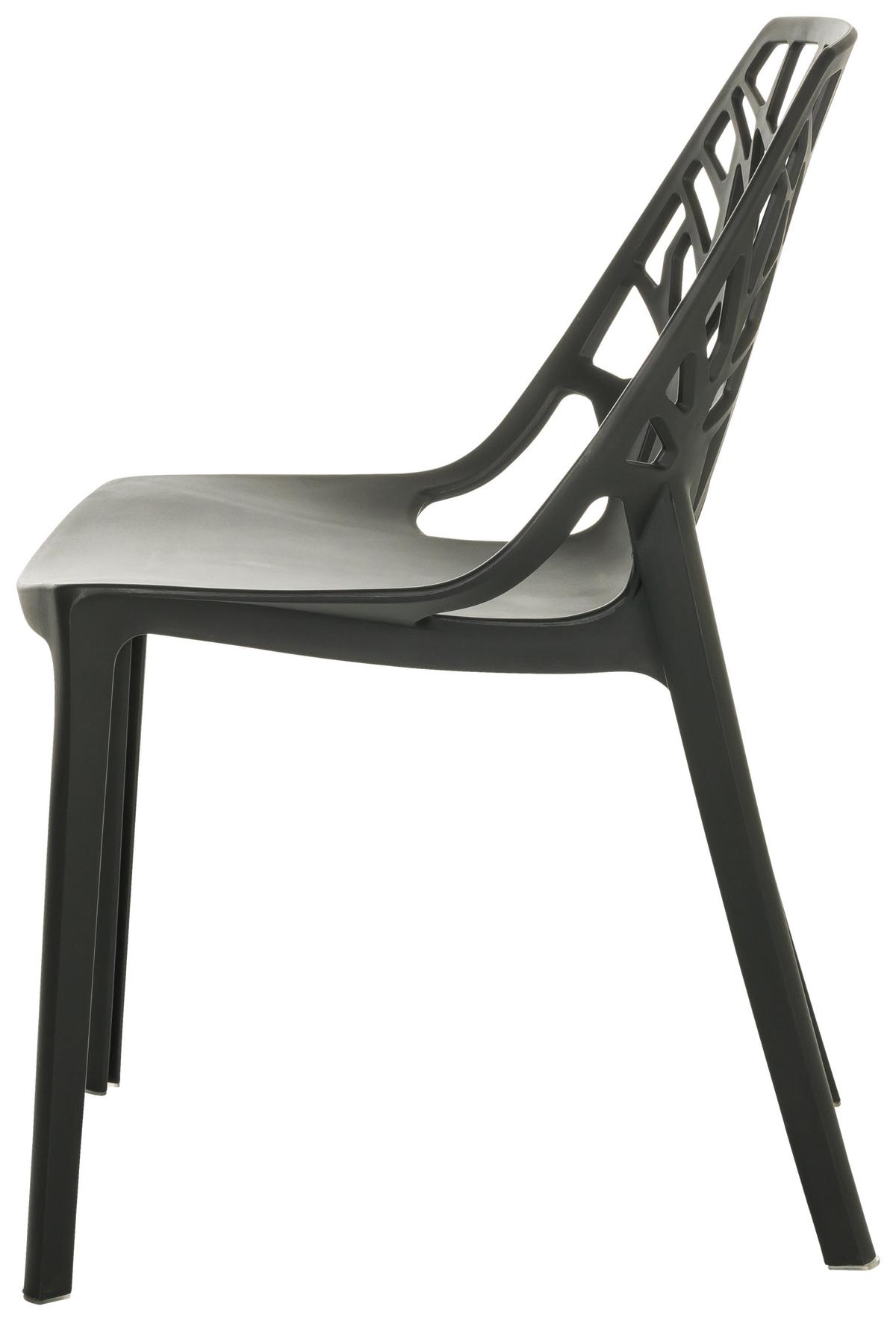 Stuhl Artifo Tri - Schwarz, Basics, Kunststoff (47/80/56cm) - MID.YOU