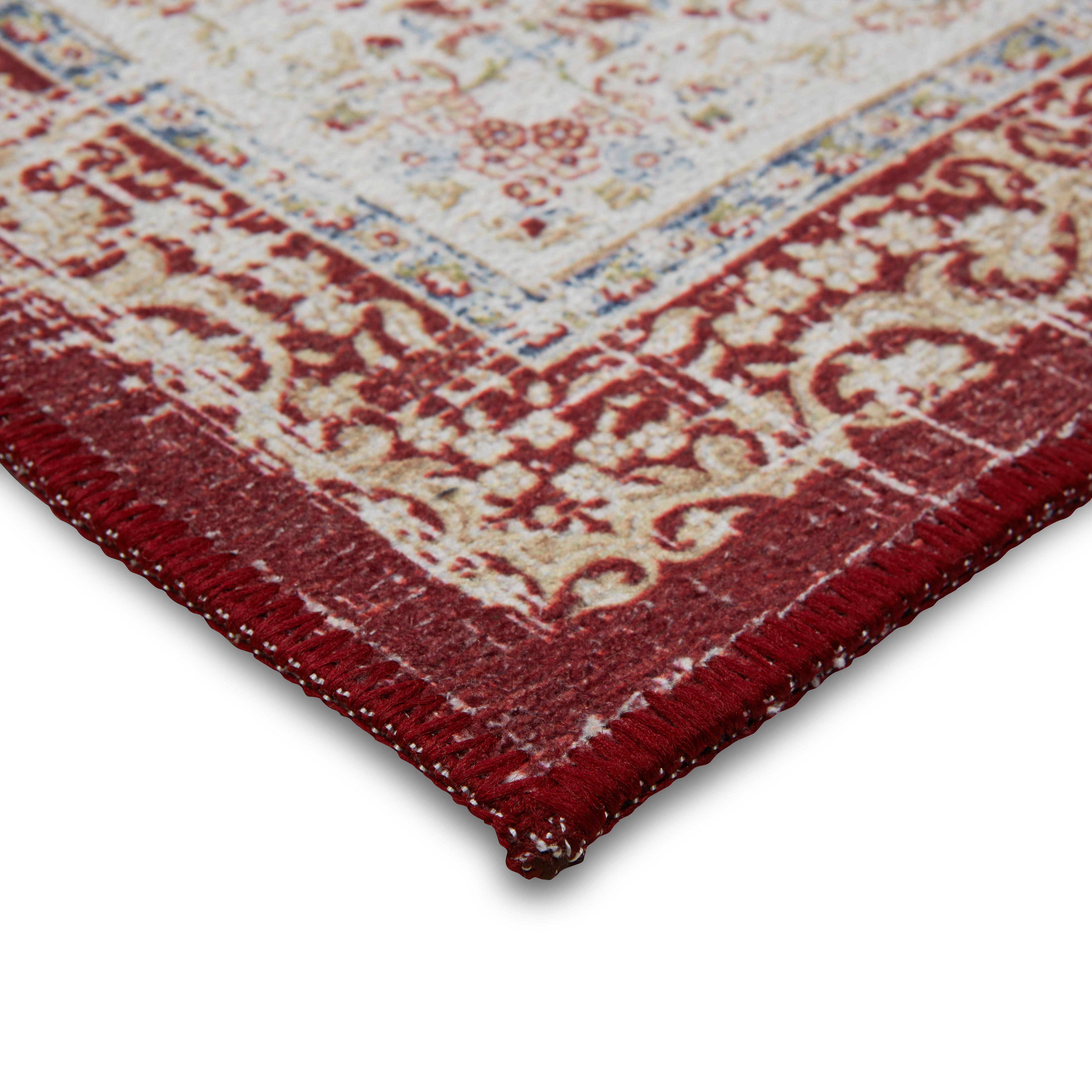 Plocho Tkaný Koberec Olivia 3, 160/230cm, Červená - červená, Konvenčný, textil (160/230cm) - Modern Living