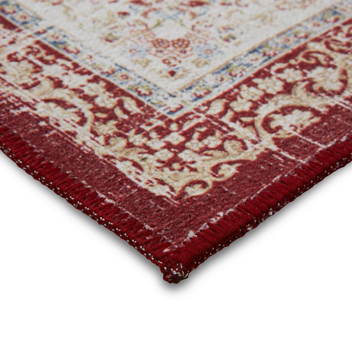 KOBEREC TKANÝ NA PLOCHO Olivia 2, 120/170cm, červená - červená, Konvenční, textil (120/170cm) - Mömax