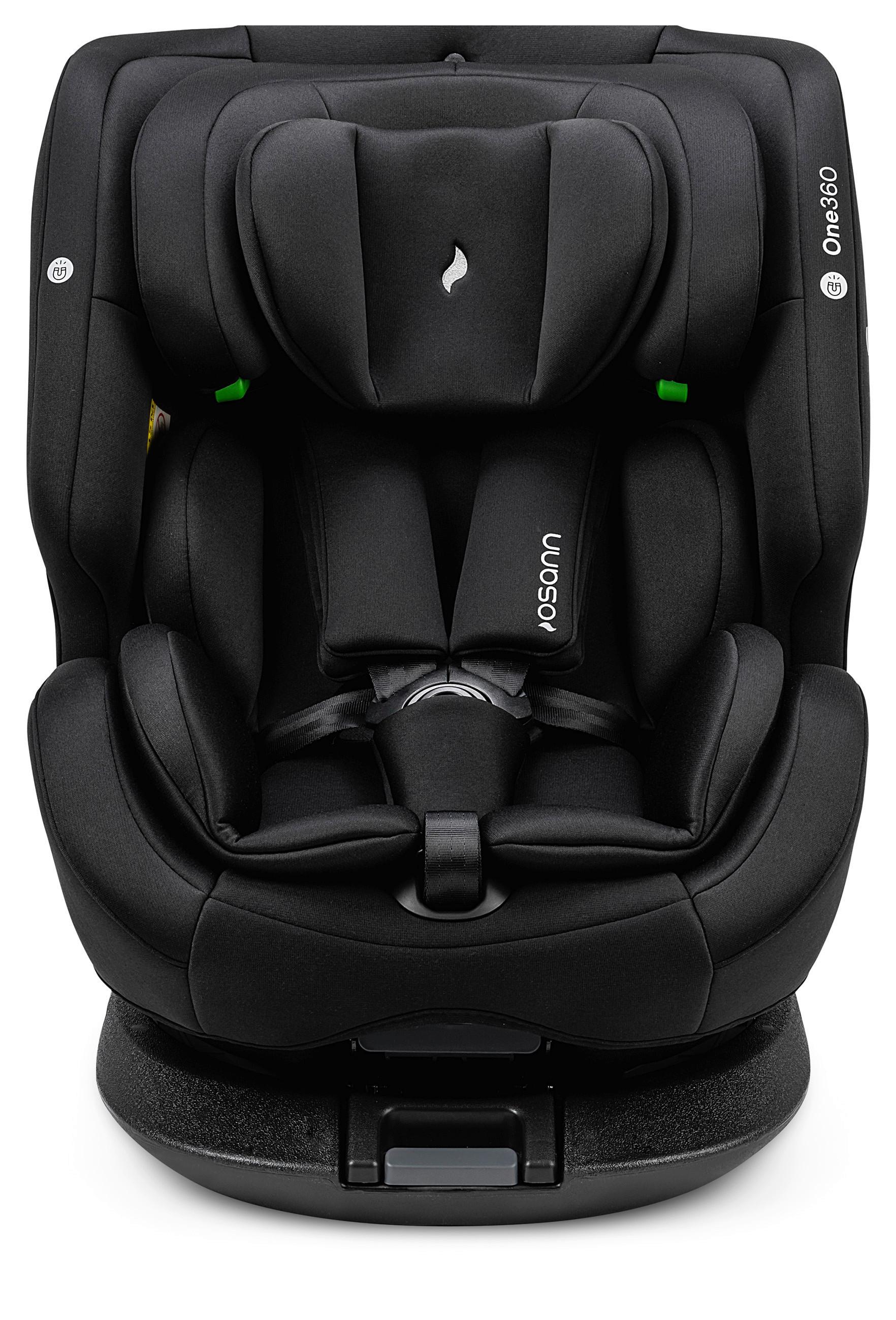 Reboarder-Kindersitz One360 S - Schwarz, Basics, Kunststoff/Textil (43/58/48cm) - Osann