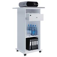 Pult NETA, biela - biela, Modern, kompozitné drevo (60/50/108,3cm) - MID.YOU