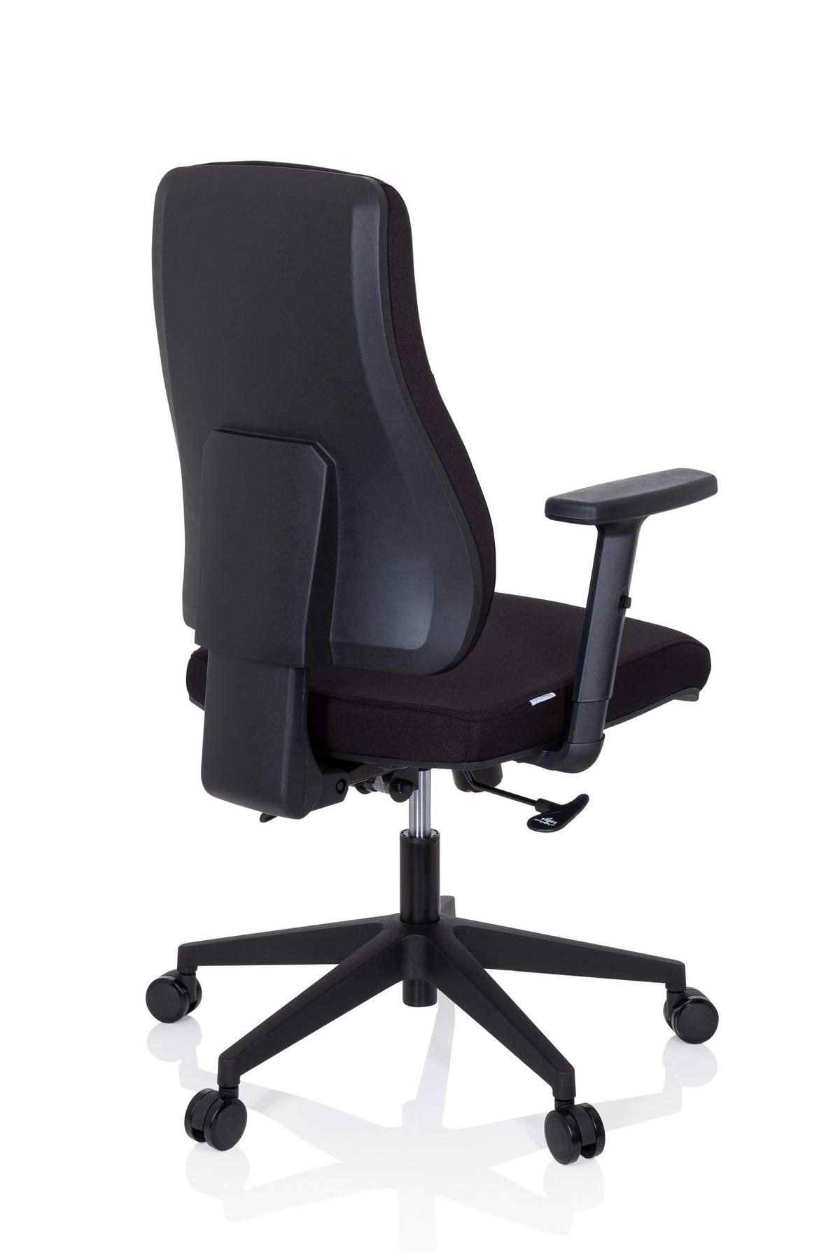 Drehstuhl Mathes Schwarz - Schwarz, MODERN, Kunststoff/Textil (65/113/60cm) - MID.YOU