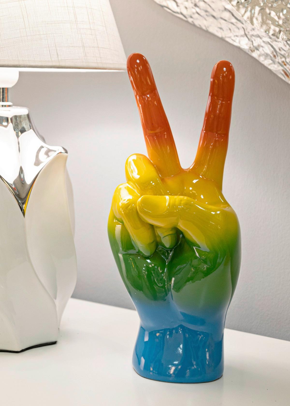 Skulptur Kunststoff, Multicolor - Basics, Kunststoff (16/36.5/13cm)