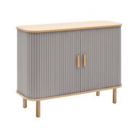 KOMODA ARVID -EXKLUSIV- - sivá/prírodná farba, Modern, drevo/kompozitné drevo (100/75/40cm) - Mömax