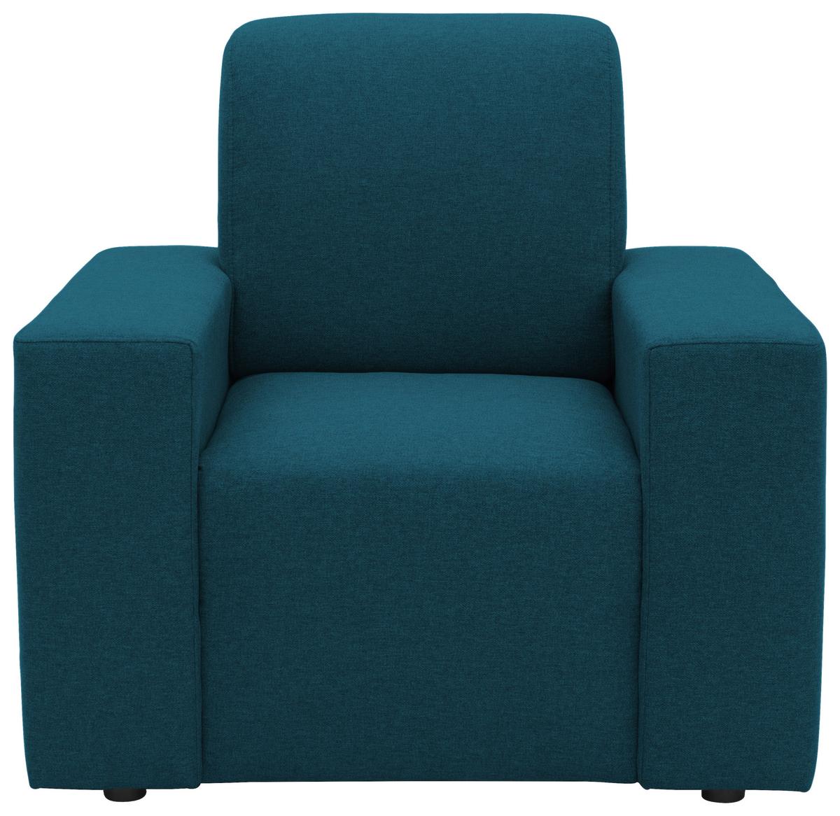 Sessel Looks Dunkelblau B: 93 cm - Schwarz/Dunkelblau, Design, Textil (93/88/88cm) - LOOKS by W.Joop