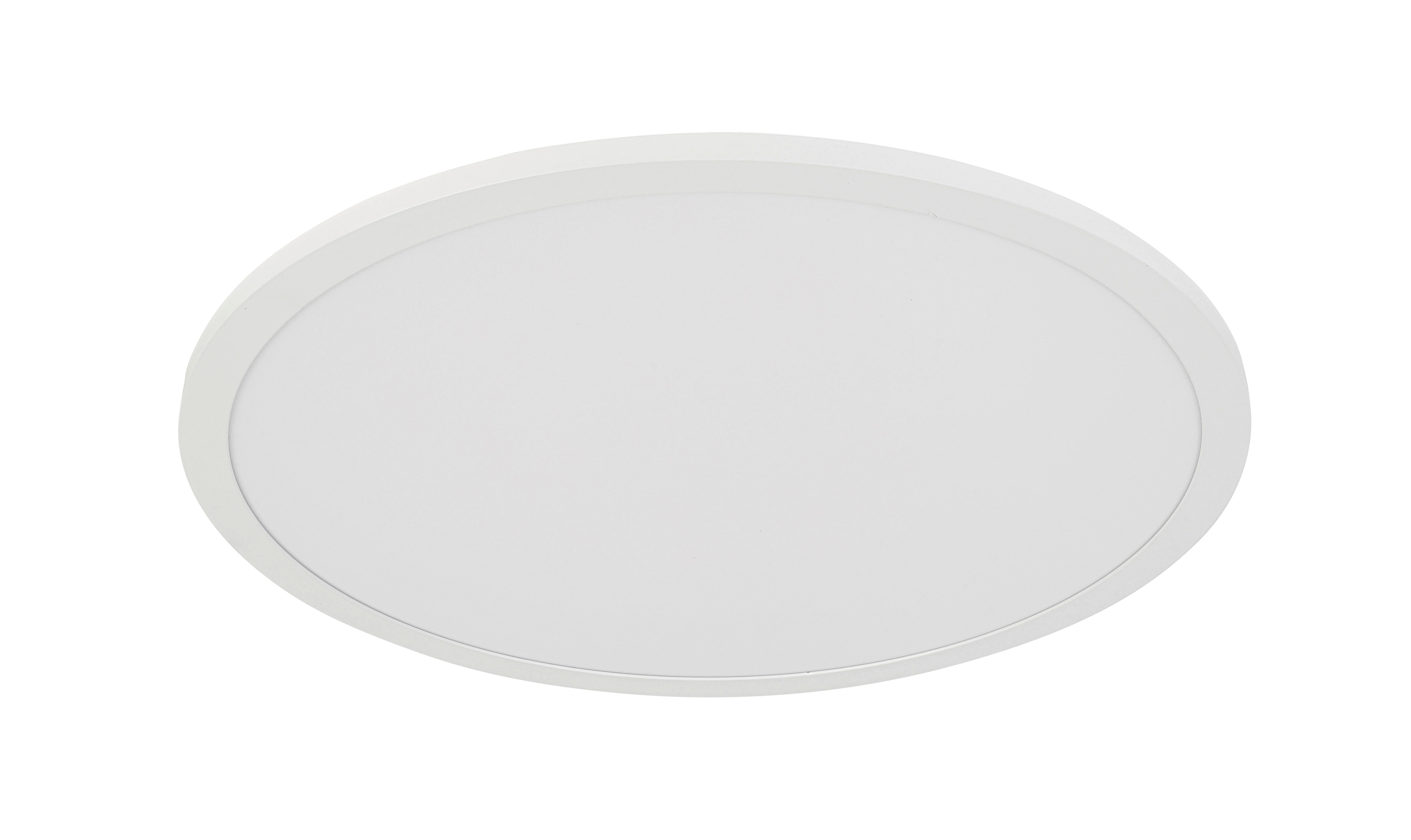 Led Mennyezeti Lámpa Albina - fehér, Modern, műanyag/fém (45/6,8cm) - Luca Bessoni