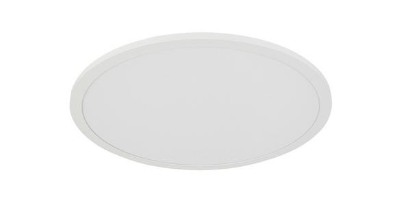Led-deckenleuchte Albina - Weiß, MODERN, Kunststoff/Metall (45/6,8cm) - Luca Bessoni