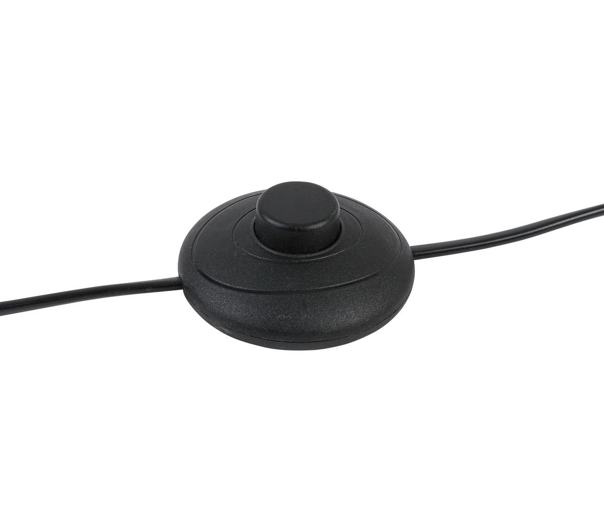 STOJACÍ LAMPA GITTI - černá, Moderní, kov/plast (63/160cm) - Mömax