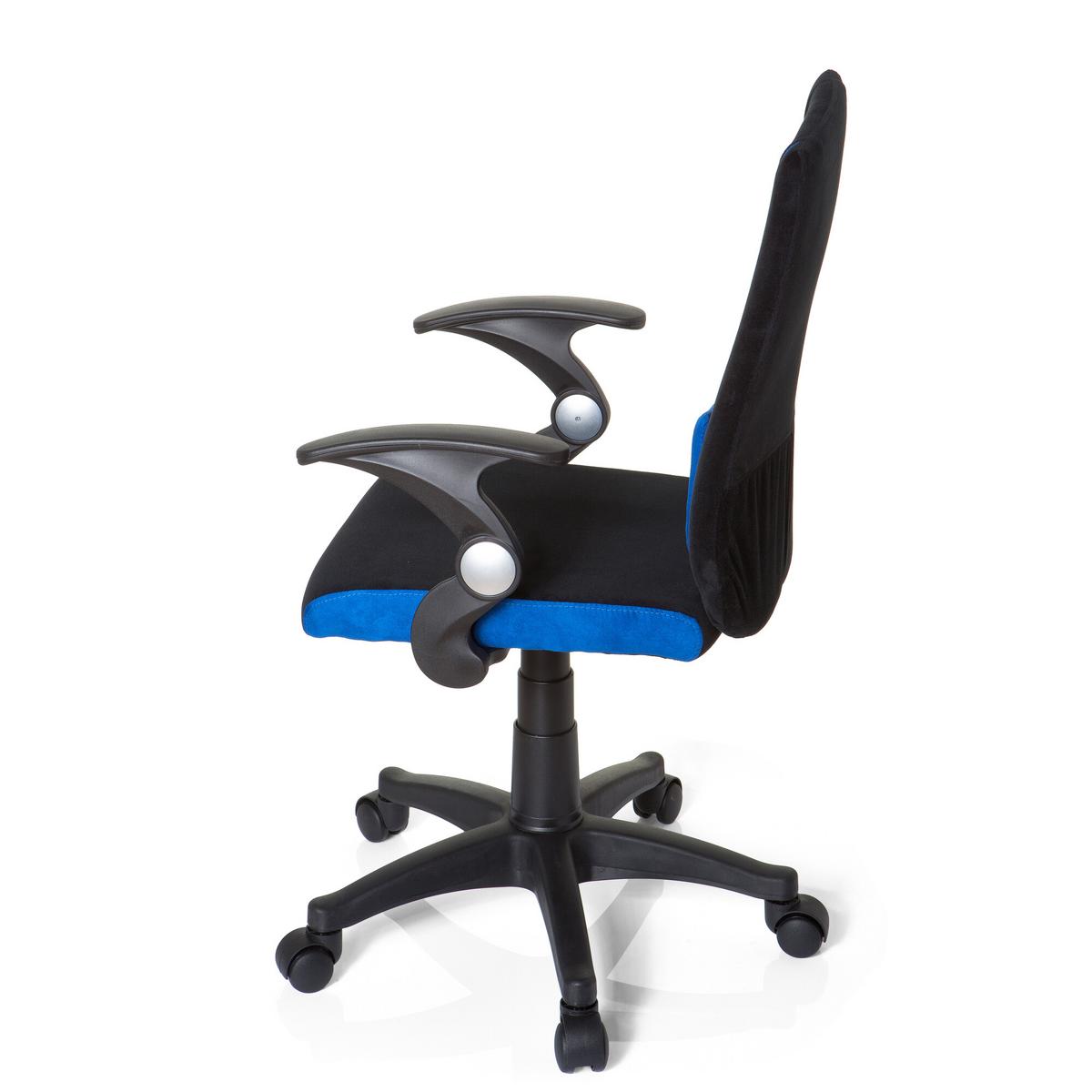 Jugenddrehstuhl Kiddy Pro Al Blau/Schwarz - Blau/Schwarz, Basics, Kunststoff (50/87-97/40cm) - MID.YOU