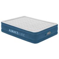 Luftbett Sara 203x152x46 Cm Bis 300kg, Inkl. Pumpe - Dunkelblau/Grau, KONVENTIONELL, Kunststoff/Metall (203/152/46cm) - Bestway