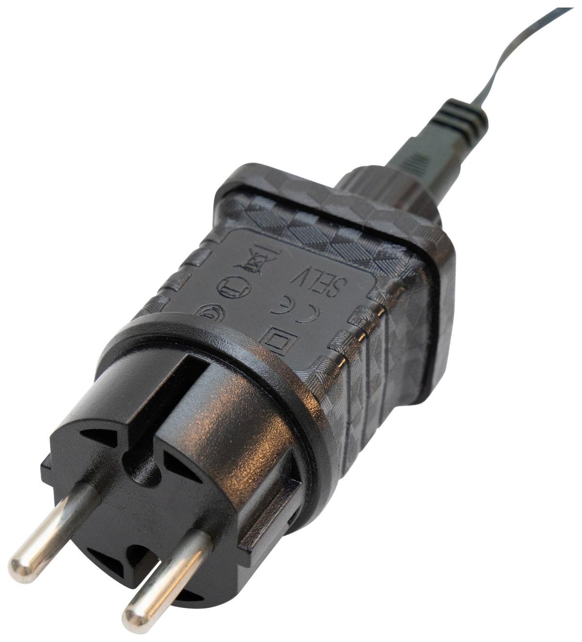 SVĚTELNÝ ŘETĚZ UI - tmavě zelená, Romantický / Rustikální, plast (595cm) - Mömax