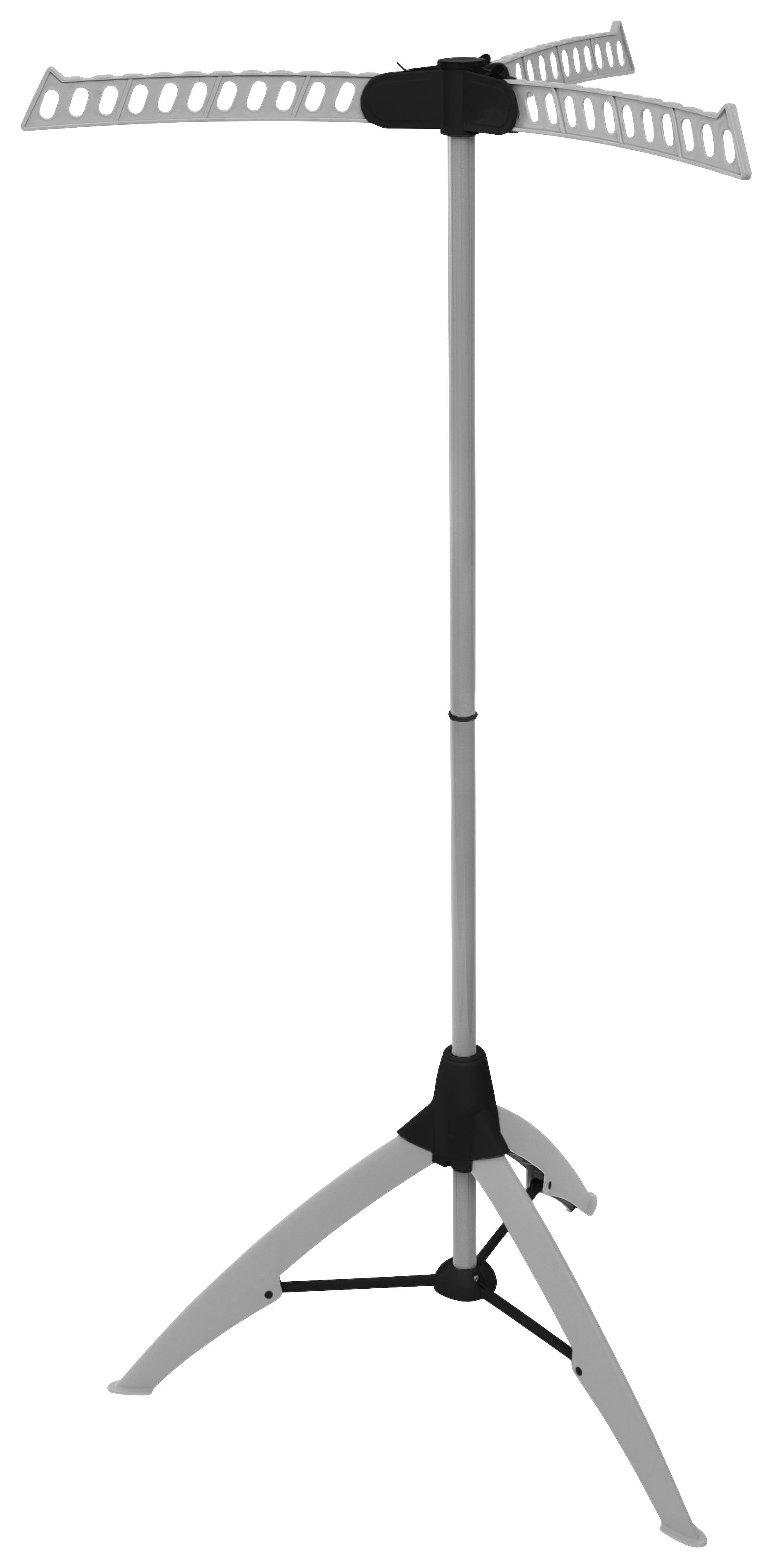 Ruhaállvány Terry - Fekete/Ezüst, Basics, Műanyag (65/65/132,5cm)