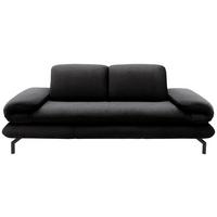 2-sitzer-sofa Anthrazit - Anthrazit/Schwarz, Design, Textil (204 (264)/83 (110)/98cm) - LOOKS by W.Joop
