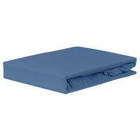 Spannleintuch Jardena Jeansblau 180x200 Cm Baumwolle - Blau, KONVENTIONELL, Textil (180-200/200cm) - James Wood