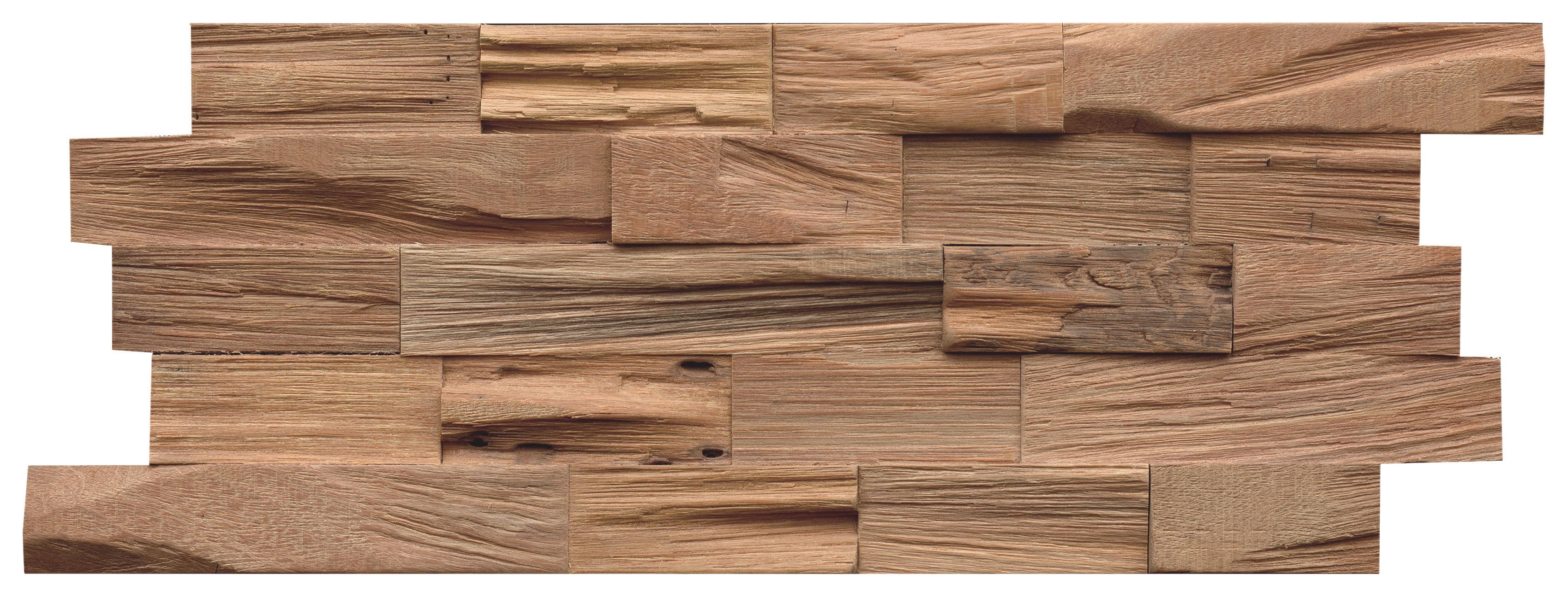 WANDVERKLEIDUNG FSC AXW BANGKIRAI NATUR - Hellbraun, Basics, Holz (50/20/1.8cm)