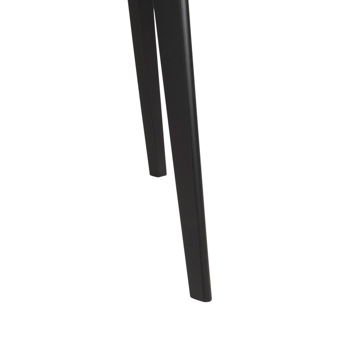 Esstisch Roxby 120x80 Cm Eiche Dekor/schwarz - Eichefarben/Schwarz, KONVENTIONELL, Holzwerkstoff (120/80/76cm) - Livetastic
