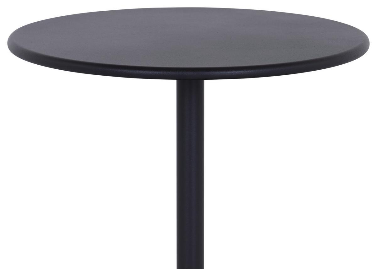 Beistelltisch Wien Schwarz - Schwarz, Design, Metall (40/45/40cm) - P & B