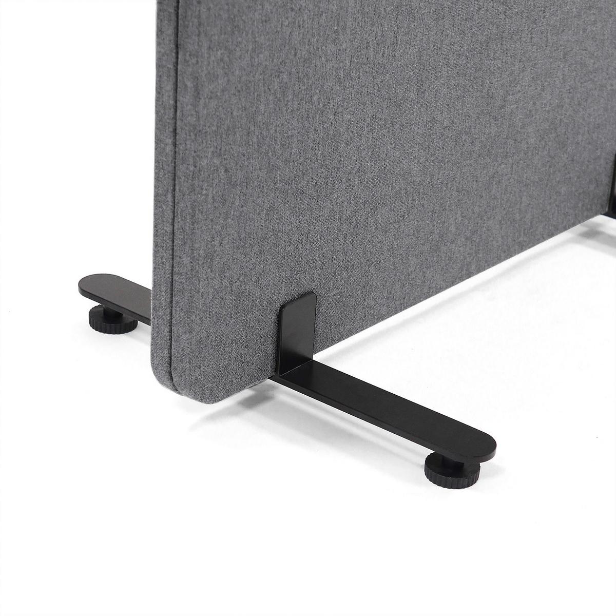 Trennwand Flexmiut - Dunkelgrau, Basics, Kunststoff/Textil (60/177/35cm) - MID.YOU