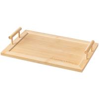 Serviertablett Melina - Naturfarben, KONVENTIONELL, Holz (35/6/24cm) - Luca Bessoni