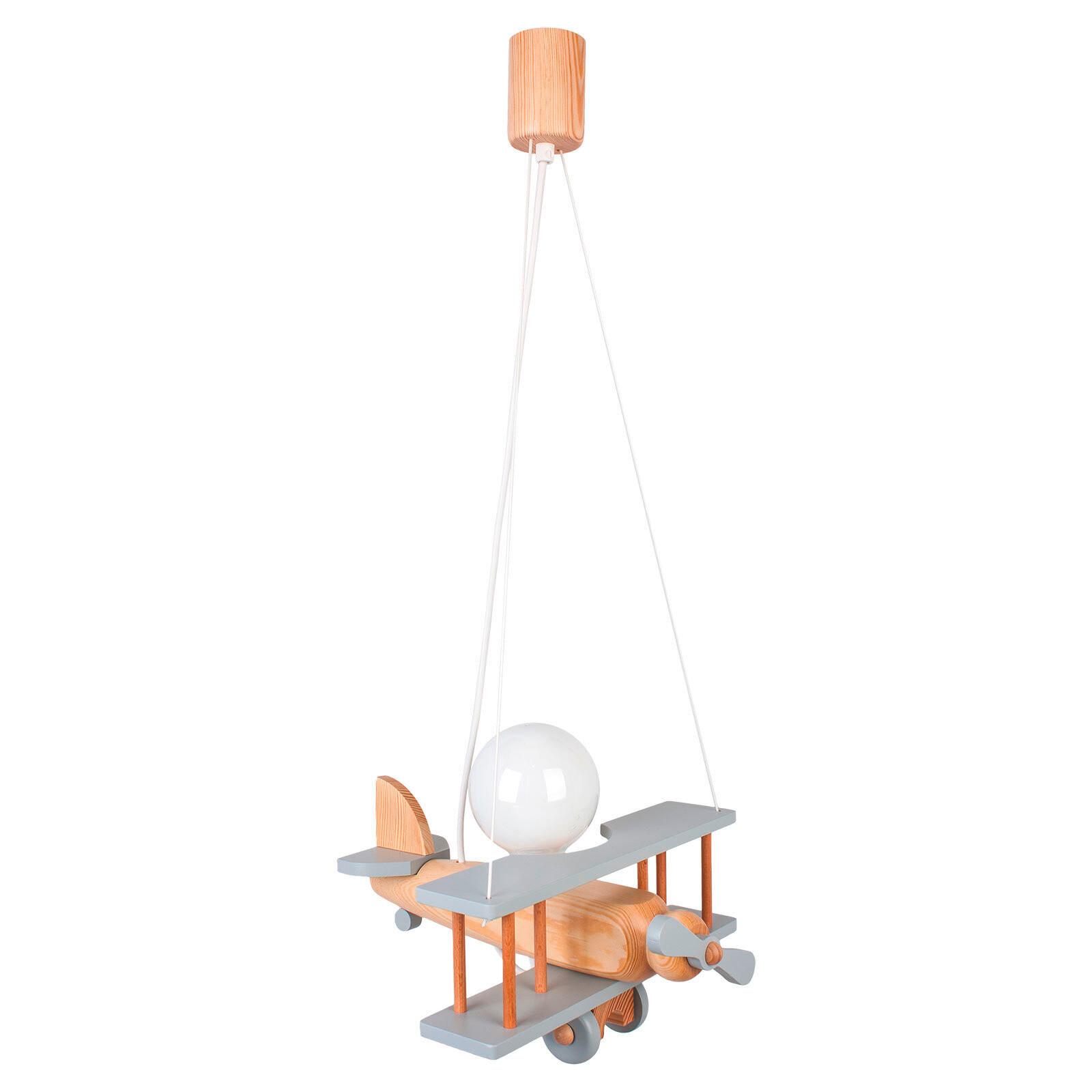 Kinderhängeleuchte Flugzeug H: 75 cm 1-Flammig
