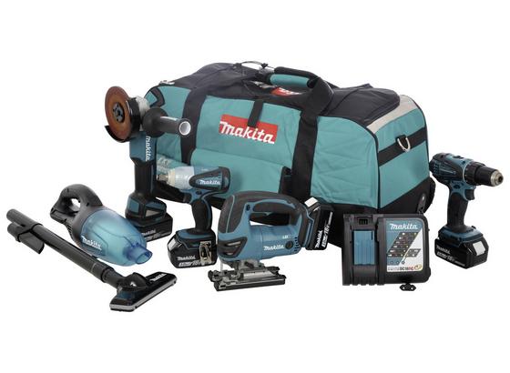 Makita Spezialset 1110894 14-teilig 18,0 V 3,0 Ah - Türkis/Schwarz, MODERN, Kunststoff/Metall (1,5kg) - Makita Makita Spezialset 1110894 14-teilig 18,0 V 3,0 Ah - Türkis/Schwarz, MODERN, Kunststoff/Metall (1,5kg) - Makita