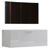 TV-Element Fernso B: 95 cm Weiß - Weiß, KONVENTIONELL, Holzwerkstoff (95/40/36cm) - MID.YOU