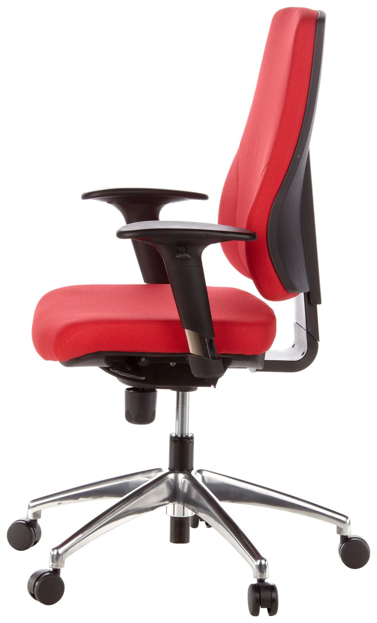 Drehstuhl Pro-Tec 200 Rot - Rot, MODERN, Kunststoff/Textil (60/126/45cm) - MID.YOU