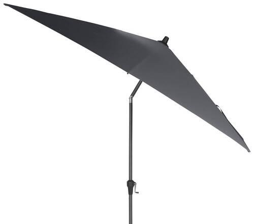 Sonnenschirm BxHxT: 250x258x250 cm, Wetterbeständig, Anthrazit - Anthrazit, KONVENTIONELL, Textil/Metall (250/250cm) - Siena Garden