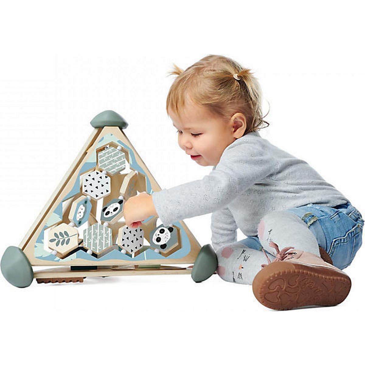 Spielcenter Pyramide 16-Teilig. - Multicolor, Basics, Holz (33/33/38cm) - Simba