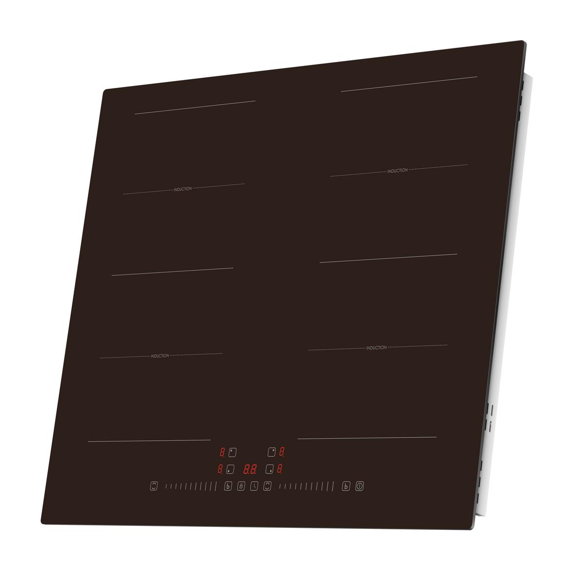 Glaskeramikkochfeld Schwarz B: 59 Cm - Schwarz, Basics, Glas (59/6.2/52cm) - PKM