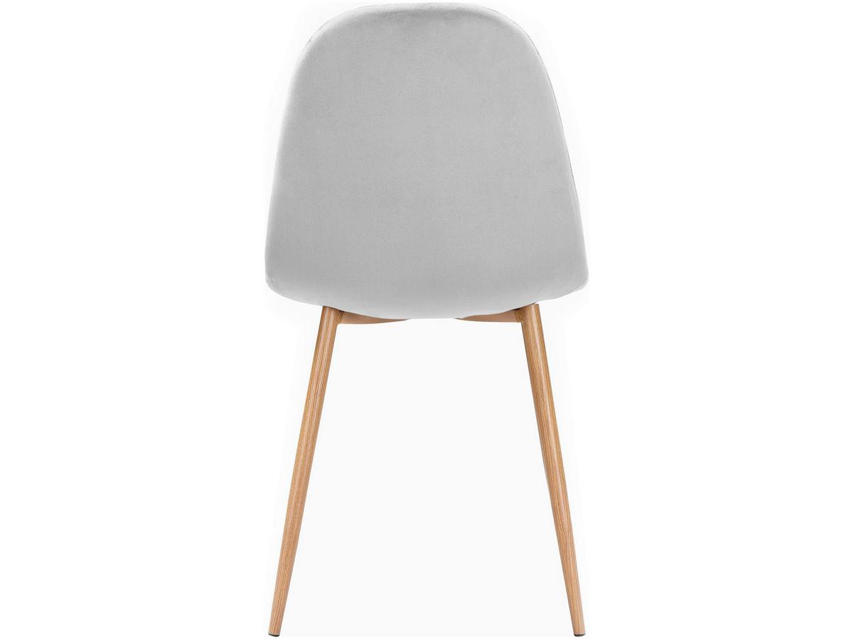 Stuhl-Set Monza Grau B: 44cm 2--Teilig - Eichefarben/Grau, Design, Textil/Metall (44/87/51cm) - MID.YOU