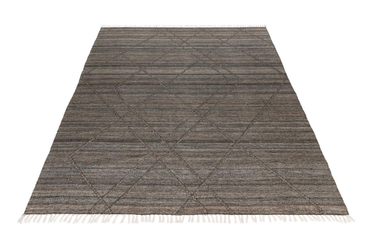 Flachwebteppich My Dakar 365 - Anthrazit, Design, Textil (140/200cm) - Obsession