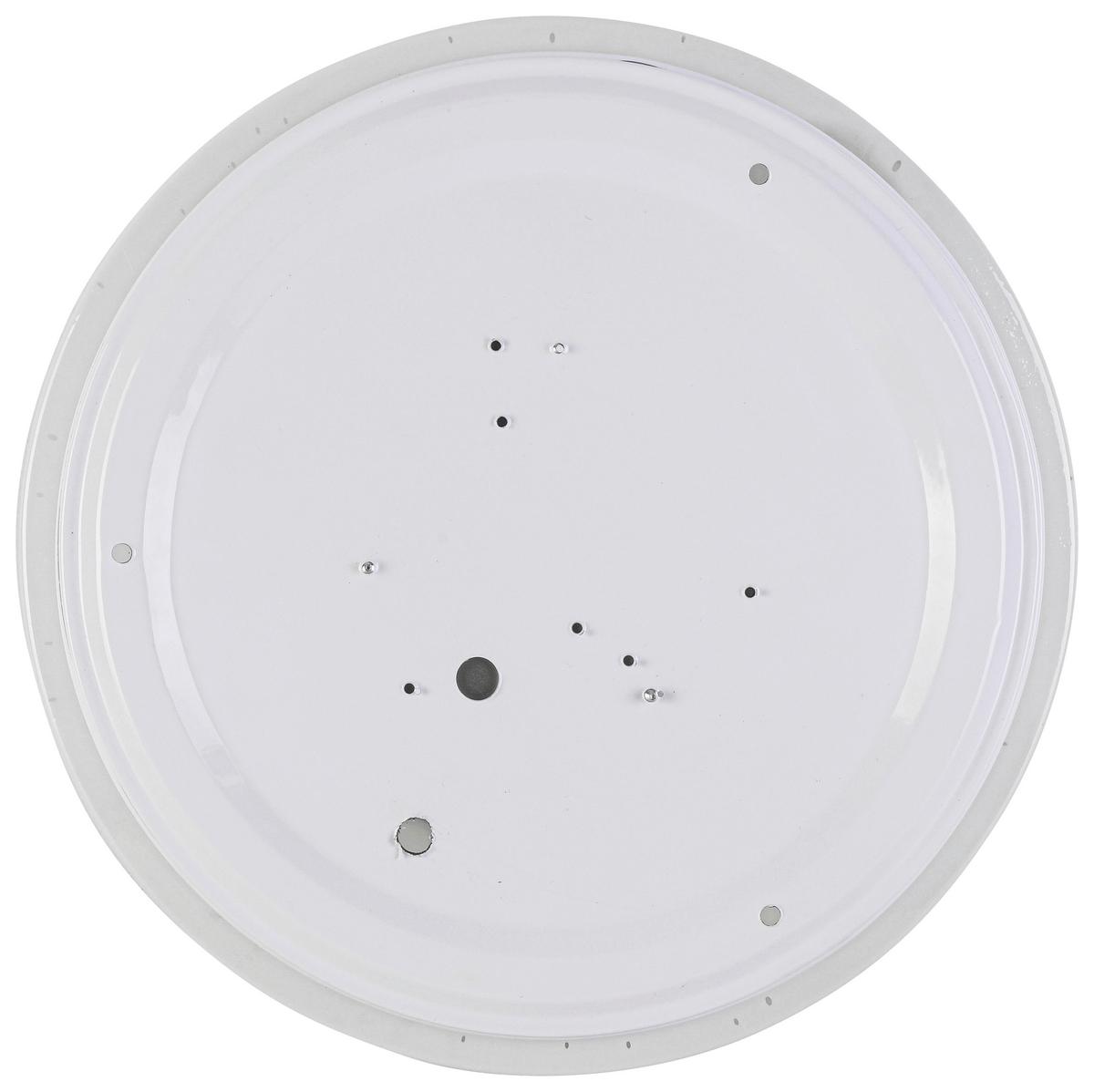 STROPNÉ LED SVIETIDLO ALI - biela/chrómová, Modern, kov/plast (26/26/5,5cm) - Mömax