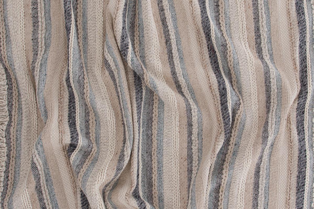 Hochflorteppich Gudha - Blau/Beige, LIFESTYLE, Textil (200/300cm) - P & B
