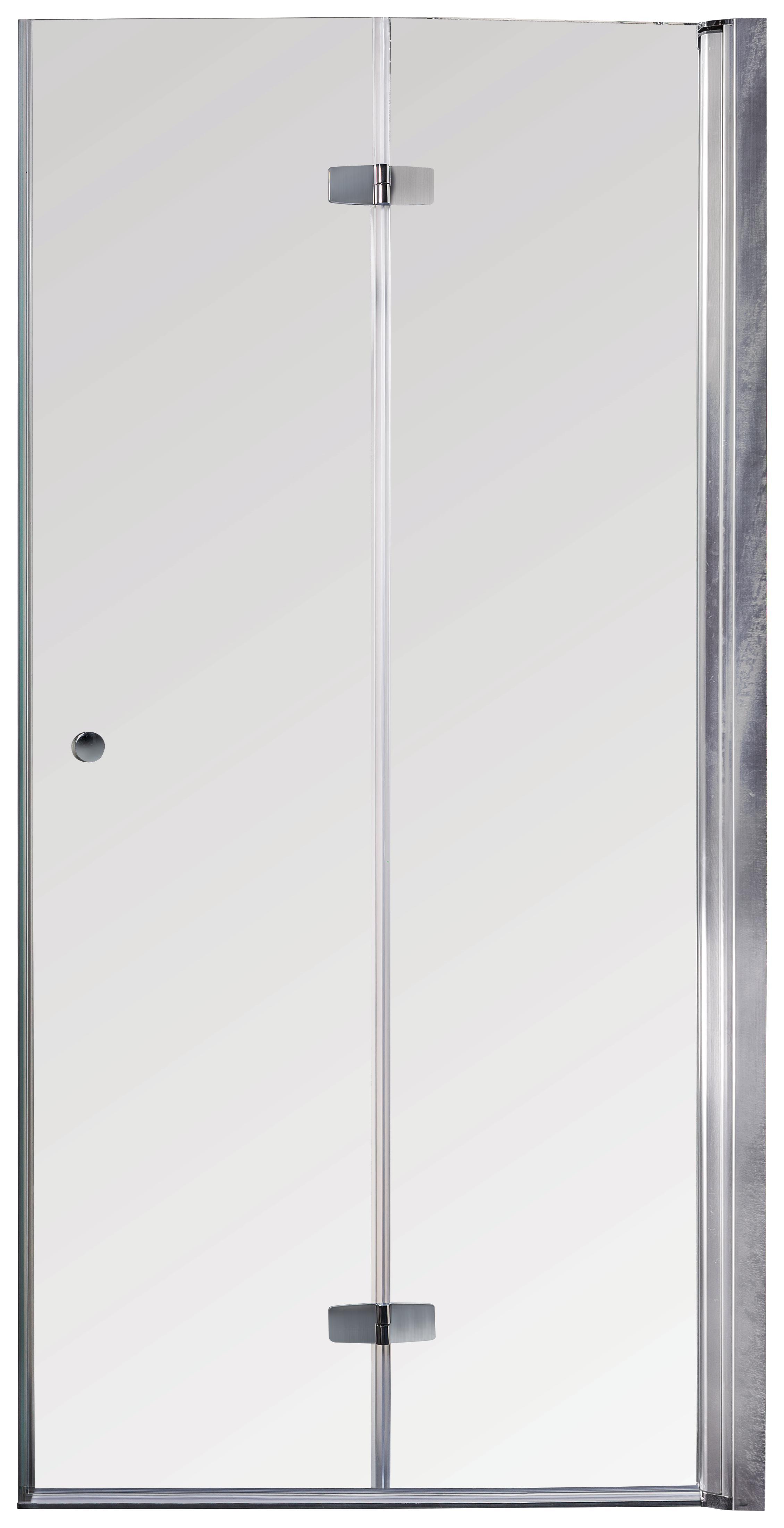 Glas Falttür Sanoflex Serie Duet R 95-97cm - Transparent, KONVENTIONELL, Glas (95-97/195cm)