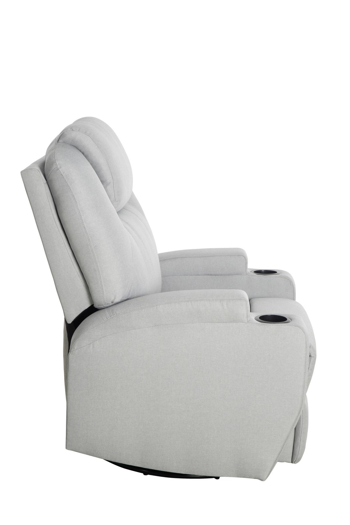 Massagesessel Bob - Schwarz/Grau, MODERN, Textil (86/110/96cm) - P & B